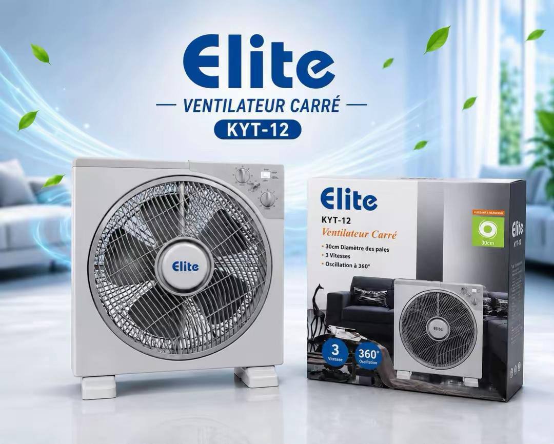 Elite Ventilateur Carré KYT-12